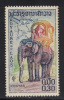 LAOS-Timbre N°46-neuf Sans Gomme - Eléphants