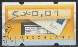 # 2002 Germania Federale - ATM - Automatenmarken - Mi. N. 5 - € 0,01 - Vignette [ATM]