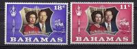 Bahamas, Year 1972, Mi 352-353, 25th Wedding Anniversary, MNH** - Bahama's (1973-...)