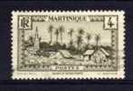 Martinique - 1933 - 4 Cents Basse Pointe Village - Used - Used Stamps