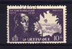 Martinique - 1945 - 10f Victor Schoelcher - Used - Usati