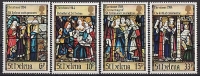 ST-HELENA - 1984 - Vitraux, Noël 84 - 4v Neufs - Mnh - St. Helena