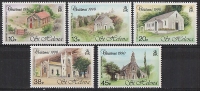 ST-HELENA - 1990 - Noël'90, Edifices Religieux, églises - 5v Neufs - Mnh - St. Helena