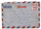 COVER - Traveled 1955th - Aérogrammes