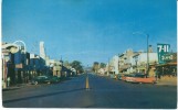 Vernal UT Utah, Main Street Scene, 7-11 Cafe, Autos, Great Neon Signs, C1950s Vintage Postcard - Autres & Non Classés