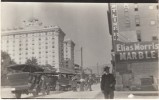 Salt Lake City UT Utah, Amateur View Street Scene, Trucks Or Tour Buses Loading, C1910s Vintage Real Photo Postcard - Salt Lake City