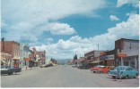 Panguitch UT Utah, Main Street Scene, Auto, Ford & Cafe Signs, C1950s Vintage Postcard - Sonstige & Ohne Zuordnung