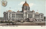 Little Rock AR Arkansas, State Capitol Building, State Emblem, C1910s Vintage Postcard - Little Rock