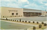 Wheeling WV West Virginia,  US Post Office Architecture, Auto, C1950s/60s Vintage Postcard - Wheeling