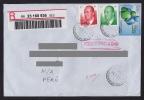 Spain Registered Cover With 2011, The Net Stamp, Circulated - Covers & Documents