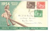 1956 FDC New Zealand Health Camps Set Of 3  24th September 1956 Addressed Official FDC - FDC