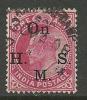 INDIA INDIEN Dienstmarke 1903/1905 O - Dienstzegels