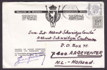 Belgium EXPOSITIONS NATIONALES DU TRAVAIL Bruxelles 1978 Cover W. Signature Sent To Holland (2 Scans) - Covers & Documents