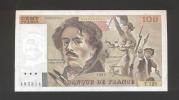 100 Francs Delacroix  1987 - 100 F 1978-1995 ''Delacroix''