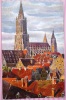 Ulm,Das Münster,Abendstimmung,1941,Künstlerkarte,V.Marschall, - Ulm