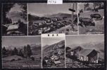 Nax - Multivues Vers 1966 : Route Des Mayens, Le Métailler, Crêtes De Thyon, Vaches En Automne, Raccards Penchés (7546) - Nax