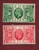 UK 1935 Mint Hinged Stamp(s)  George V Silver Jubilee  Nrs  189-190  (2 Value Only) - Nuevos