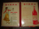 Porte Indicateur Des Chemins De Fer Byrrh,Violet Fres à Thuir, Pyrénées Orientales 27,5X37,5cms - Alcohol