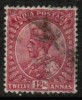 INDIA   Scott #  119  F-VF USED - 1911-35 Roi Georges V