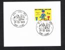 BELGIE  - LAUWE  KAART MET 2 SPECIALE STEMPELS  970 - LAOA - 1970   24-10-1970 - Souvenir Cards - Joint Issues [HK]