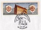 France (2003) - Mulhouse : Cigogne / Stork. Mairie Et Armoiries De Mulhouse / Town Hall And Coat Of Arms. LISA. - Cigognes & échassiers