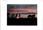 B52258 Texas Cowboy Campfire At Sunset Used Perfect Shape - Houston