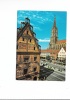 B52314 Ulm An Der Donau City Hall With Cathedral Not Used Perfect Shape - Ulm