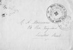 LEVESINET (78) Enveloppe Militaire Cachet Rouge Hopital Auxilaire Du Vésinet En 1918 - Le Vésinet