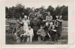 Carte Photo - Camp De Coëtquidan - Cuisiniers Du 35e Régiment D'artillerie Divisionnaire Devant Une Roulante Août 1936 - Guer Coetquidan