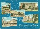 CPSM KARL MAX STADT Chemnitz Hochhaus Klosterstrasse, Hotel Moskau, Poststrasse / Deutschland DDR / Saxe - Chemnitz (Karl-Marx-Stadt 1953-1990)
