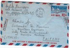 STATI UNITI  /  ITALIA  -   Aerogramma U.S. Postage Air Mail 10 C.  - 02.04.1960 - 2c. 1941-1960 Lettres
