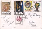 SAN MARINO  /  PALERMO  - Card/Cartolina Postale - Difetto Sul Valore Da L 20 - - Used Stamps