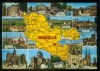 CPM LA MOSELLE   Multi Vues  + Carte - Lorraine