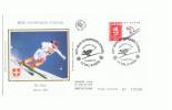 FDC FRANCE 1991 JEUX OLYMPIQUES D'ALBERTVILLE VAL D'ISERE SKI ALPIN - Hiver 1992: Albertville