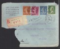 FRANCE 1930 N° Usage Courant Obl. S/Lettre Entiére Recommandée - Lettres & Documents