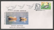 India 2006  BRAHMINI SHELDUCK - MIGRATORY BIRD  Special Cover # 32787 Indien Inde - Anatre