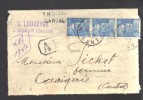 FRANCE 1947 N° Usages Courants Obl. S/lettre Entiére Recommandée AR - 1945-54 Marianne (Gandon)