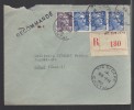 FRANCE 1952 N° Usages Courants Obl. S/lettre Entiére Recommandée AR - 1945-54 Maríanne De Gandon