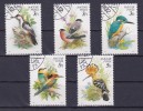Lot De 5 Timbres-poste Oblitérés - Oiseaux Espèces Protégées - N° 3257-3258-3259-3260-3261 (Yvert) - Hongrie 1990 - Used Stamps