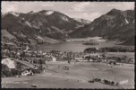 AK Schliersee/Oberbayern, Luftbild, Gelaufen 1956 - Schliersee