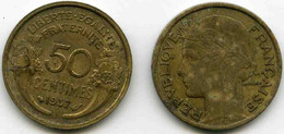 France 50 Centimes 1937 GAD 423 KM 894.1 - 50 Centimes