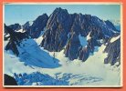 ALASKA - USA - The Ice Cap As Seen From The Air.PC Franked From Anchorage And Mailed  To MEYZIEU .Olympic Games Stamp - Altri & Non Classificati