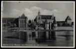 AK Marienburg, Wasserseite Der Burg, Gel Frankiert 1937 - Westpreussen