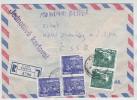 Israel Registered Air Mail Cover Sent To Czechoslovakia Sahnin 28-5-1978 - Luchtpost