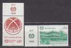 H0614 - ONU UNO GENEVE N°127/28 ** AVEC TAB OIT - Unused Stamps