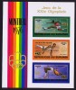 1976  Jeux Olympiques De Montréal  Course à Relais, Saut En Hauteur, Anneaux, Bloc Non Dentelé  Poste Aérienne ** MNH - Unused Stamps