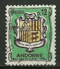 Andorre Français Oblitéré ; Yvert & Tellier ;  N° 155A  ; " Armoirie " - Gebraucht