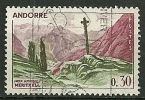 Andorre Français Oblitéré ; Yvert & Tellier ;  N° 159 ; " Croix Gothique Meritxell " - Usados