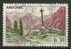 Andorre Français Oblitéré ; Yvert & Tellier ;  N° 159 ; " Croix Gothique Meritxell " - Gebruikt