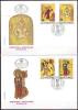 YUGOSLAVIA - JUGOSLAVIJA  - FDC -RELIGIONS PAINTINGS  ICONS  - 1991 - Paintings